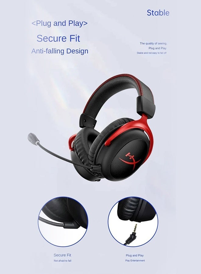 Replacement Game microphone suitable for Kingston HyperX Cloud 2 II Cloud Core Cloud Pro CloudX Xbox One Nintendo Switch PS4 Computer PC Gaming Headsets - Image 2